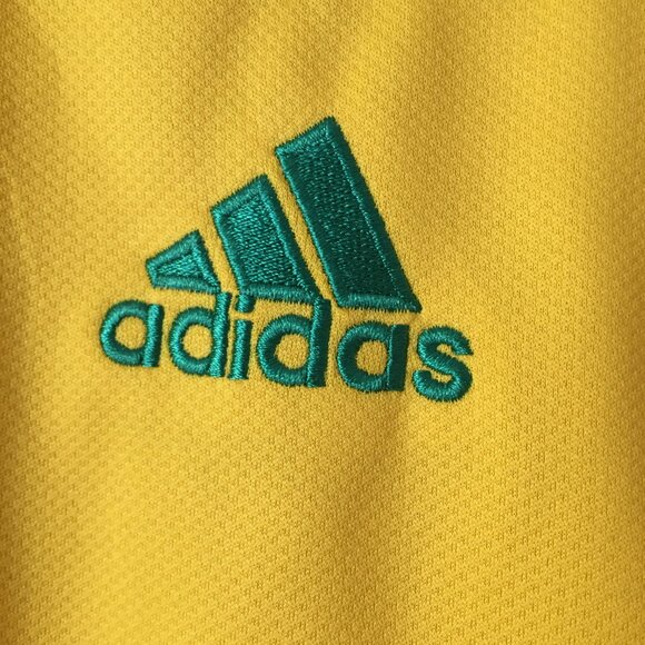 South Africa SAFA 07/08 Jersey Shirt L Yellow Football Soccer Adidas 623727 - Picture 5 of 13